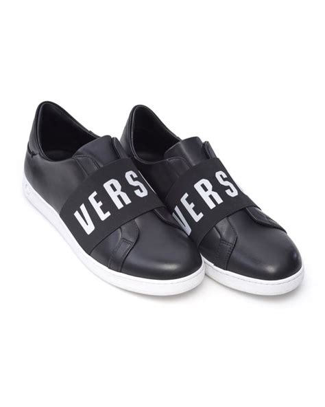 versace versus low top mens shoes|Versace slip on sneakers.